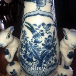 Super Rare Vintage Porcelain Lamp Unique Super Collectible