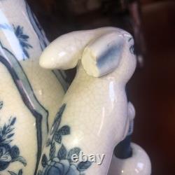 Super Rare Vintage Porcelain Lamp Unique Super Collectible