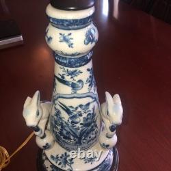 Super Rare Vintage Porcelain Lamp Unique Super Collectible