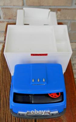 Super Rare Vintage Processed Plastics Drag Team Race Car Hauler with Corvette