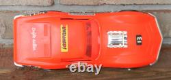 Super Rare Vintage Processed Plastics Drag Team Race Car Hauler with Corvette