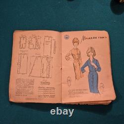 Super Rare Vintage Russian sewing pattern book Models of GUM