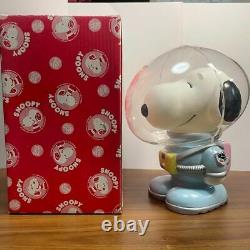 Super Rare Vintage SNOOPY ASTRONAUT Spacesuit Soft Vinyl Used NM Item Japan