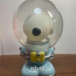Super Rare Vintage SNOOPY ASTRONAUT Spacesuit Soft Vinyl Used NM Item Japan