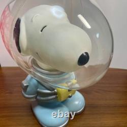 Super Rare Vintage SNOOPY ASTRONAUT Spacesuit Soft Vinyl Used NM Item Japan