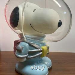 Super Rare Vintage SNOOPY ASTRONAUT Spacesuit Soft Vinyl Used NM Item Japan