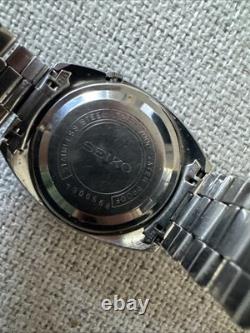 Super Rare Vintage Seiko 5 5126-7000 Automatic 23 Jewels Silver Dial Day/Date
