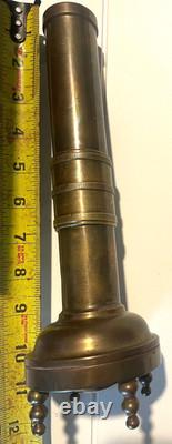 Super Rare Vintage Siebe Gorman Brass Underwater Diver's Torch (flashlight)