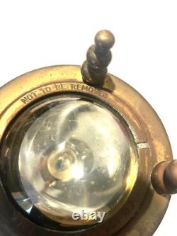 Super Rare Vintage Siebe Gorman Brass Underwater Diver's Torch (flashlight)