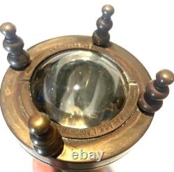 Super Rare Vintage Siebe Gorman Brass Underwater Diver's Torch (flashlight)