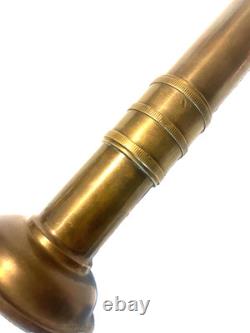 Super Rare Vintage Siebe Gorman Brass Underwater Diver's Torch (flashlight)