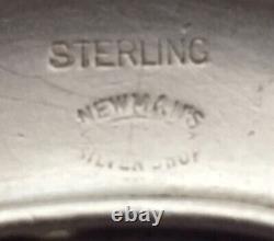 Super Rare Vintage Signed Newman's Sterling Silver Western Ranger Belt Buckle