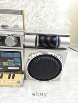 Super Rare Vintage Silver ST 5500 X vintage boombox Melody Recorder Compozer