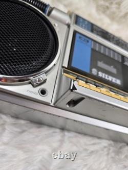 Super Rare Vintage Silver ST 5500 X vintage boombox Melody Recorder Compozer