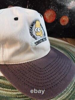 Super Rare Vintage Simpsons Bart Simpson collaborate with TOMBSTONE PIZZA Hat