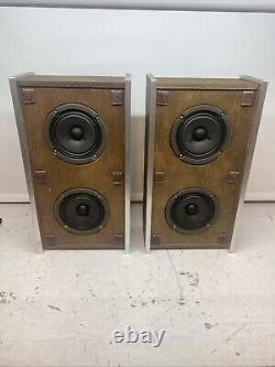 Super Rare Vintage Sony SS-23 Bookshelf Hi-Fi Speakers JAPAN