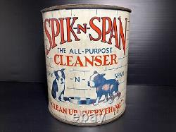 Super Rare Vintage Spik N Span Cleanser Can