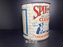 Super Rare Vintage Spik N Span Cleanser Can