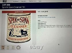 Super Rare Vintage Spik N Span Cleanser Can