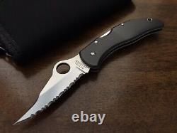 Super Rare Vintage Spyderco Worker Folding Knife Tuffram Handle Seki Japan