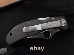 Super Rare Vintage Spyderco Worker Folding Knife Tuffram Handle Seki Japan