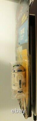 Super Rare Vintage Star Wars 1988 Brazil Glasslite R2-d2 Pop-up Saber Moc Sealed