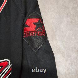 Super Rare Vintage Starter UNLV Runnin Rebels Black Baseball Jersey Mens L