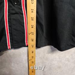 Super Rare Vintage Starter UNLV Runnin Rebels Black Baseball Jersey Mens L