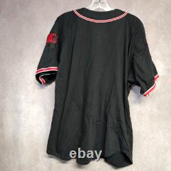 Super Rare Vintage Starter UNLV Runnin Rebels Black Baseball Jersey Mens L