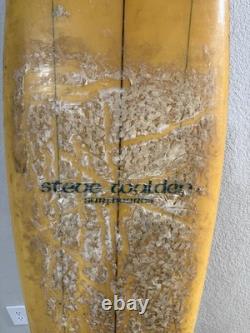 Super Rare Vintage Steve Walden Surfboard