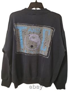 Super Rare Vintage T&C Town & Country Surf Sweater Sz L 80s 90s Made In USA