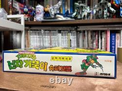 Super Rare Vintage TMNT Sofubi Figure Set 3pcs NIB 1993 with Skateboard