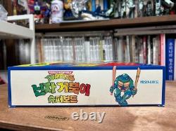 Super Rare Vintage TMNT Sofubi Figure Set 3pcs NIB 1993 with Skateboard