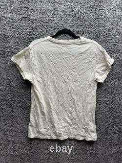 Super Rare Vintage The Rolling Stones 1978 US Tour T-shirt S/M in White