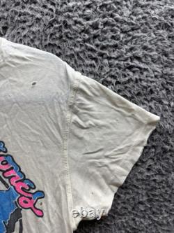 Super Rare Vintage The Rolling Stones 1978 US Tour T-shirt S/M in White