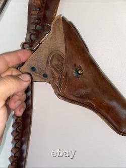 Super Rare Vintage Tool Leather Western Gun Belts