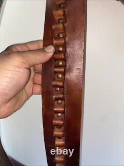 Super Rare Vintage Tool Leather Western Gun Belts
