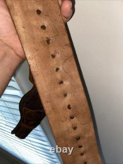 Super Rare Vintage Tool Leather Western Gun Belts