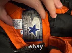 Super Rare Vintage U Miami University Of Miami Hurricane Starter Zip up Jacket L