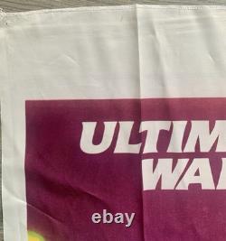Super Rare! Vintage! Ultimate Warrior Cloth Wall Poster/Banner/Flag
