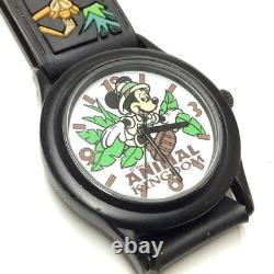 Super Rare! Vintage WDW Mickey Mouse Animal Kingdom Wristwatch