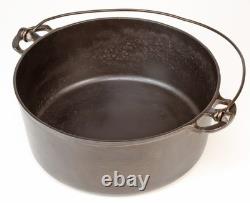 Super Rare Vintage Wagner Ware No 9 Cast Iron Chuchwagon Dutch Oven Restored