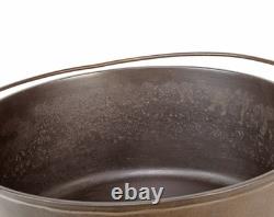 Super Rare Vintage Wagner Ware No 9 Cast Iron Chuchwagon Dutch Oven Restored