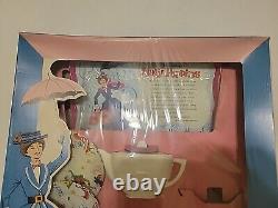 Super Rare Vintage Walt Disney's Mary Poppins Tea Set In Original Box Must See