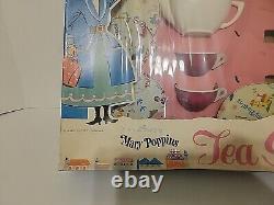 Super Rare Vintage Walt Disney's Mary Poppins Tea Set In Original Box Must See