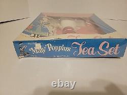 Super Rare Vintage Walt Disney's Mary Poppins Tea Set In Original Box Must See