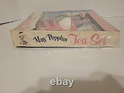 Super Rare Vintage Walt Disney's Mary Poppins Tea Set In Original Box Must See