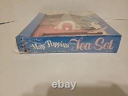 Super Rare Vintage Walt Disney's Mary Poppins Tea Set In Original Box Must See