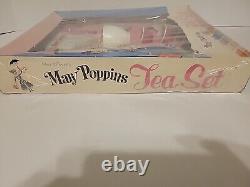 Super Rare Vintage Walt Disney's Mary Poppins Tea Set In Original Box Must See