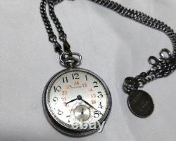 Super Rare Vintage Waltham Pocket Watch Smoseko Working Hand-Wrapped